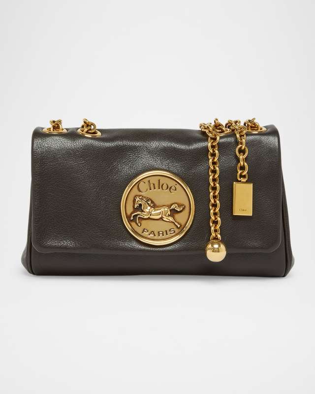 Heritage Small Crossbody Bag in Grained Leather